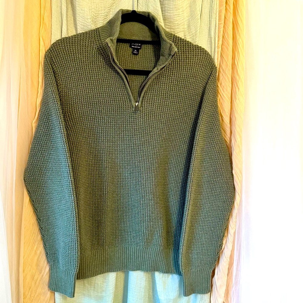 J. Crew Men's Zip Up Sweater
